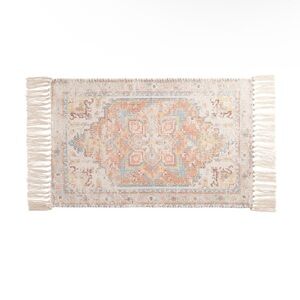 NWT Shireen Rug Print Flatwoven Bath Mat